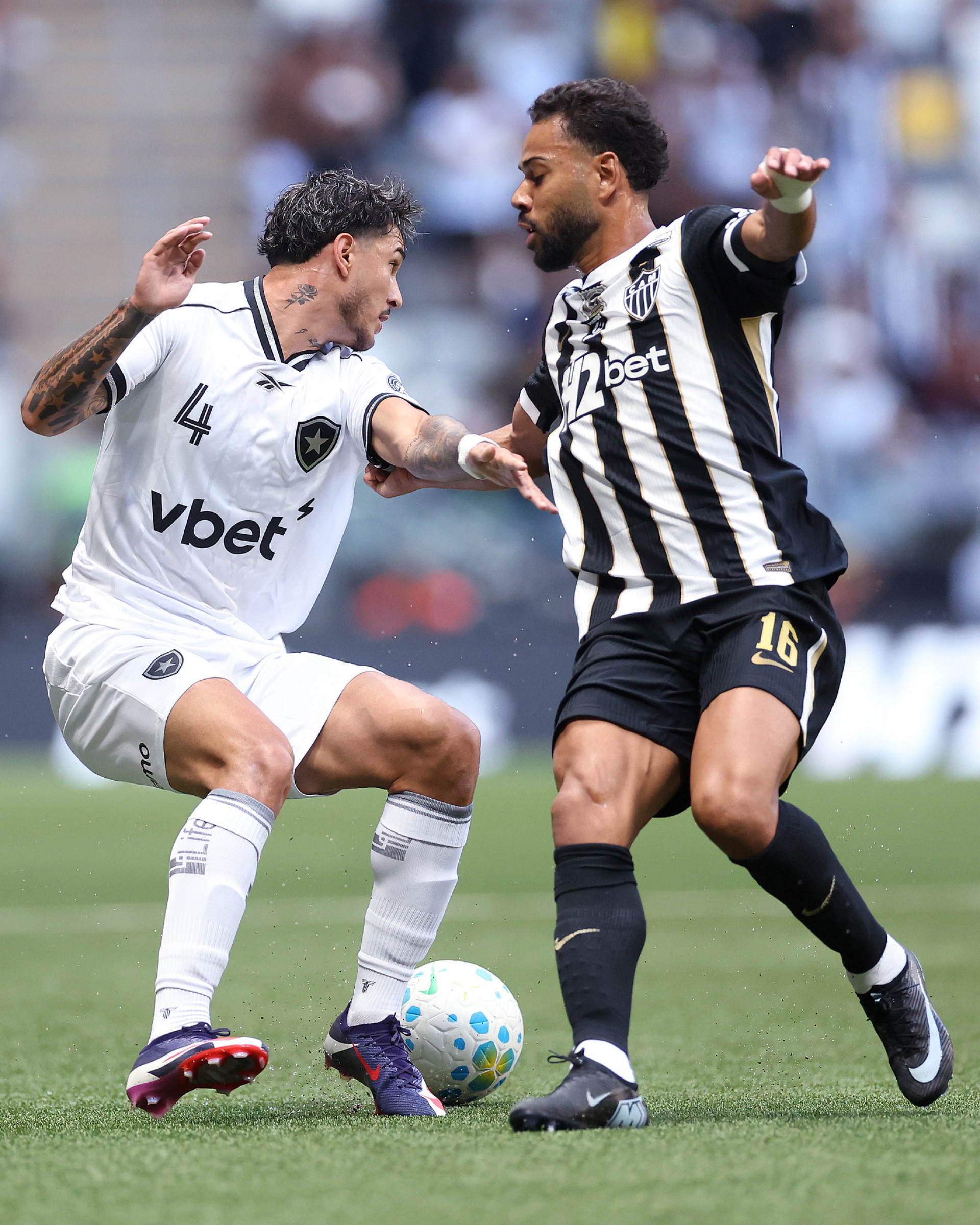 Mateo Ponte em ação em Atlético-MG x Botafogo - Vitor Silva / Botafogo