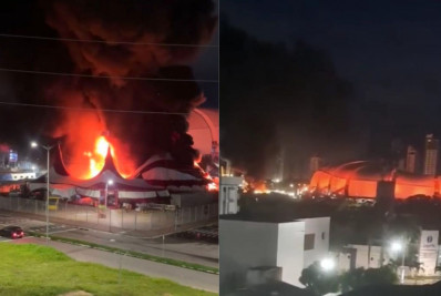 Incêndio atinge circo do humorista Tirullipa