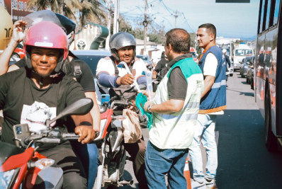 Itaboraí promove ações educativas do Maio Amarelo na Avenida 22 de Maio