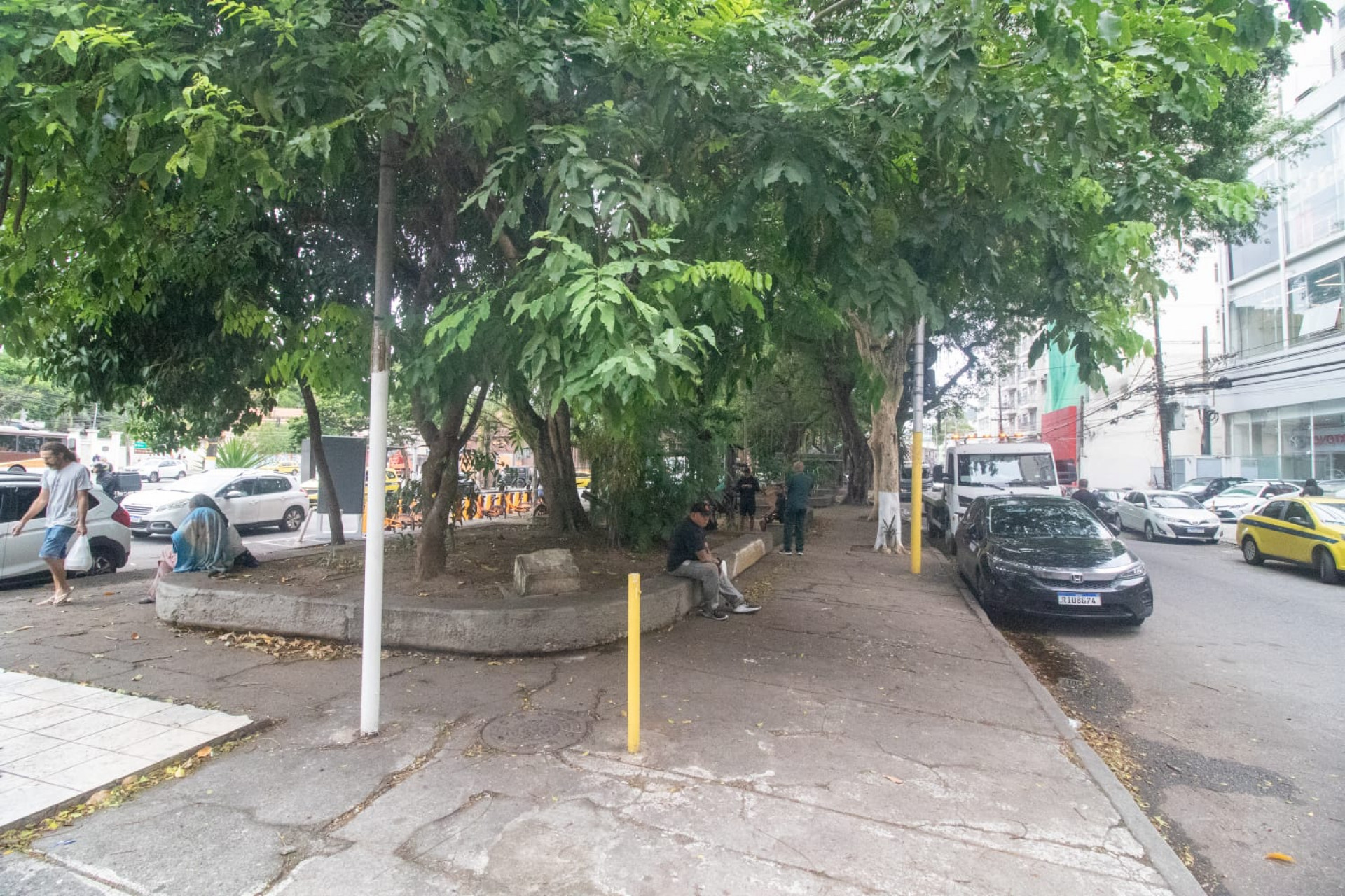 Frequentadores de Botafogo falam sobre segurança do bairro no primeiro dia de atuação da Força Municipal - Érica Martin / Agência O DIA