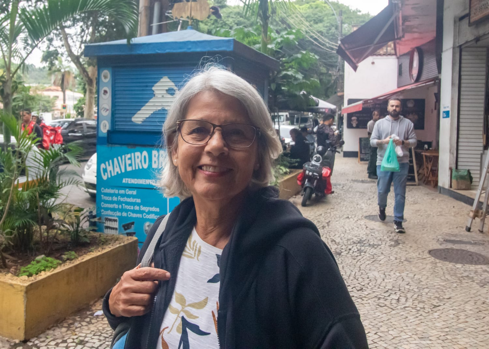 Elizete Pires fala sobre segurança de Botafogo no primeiro dia útil da atuação da Força Municipal na área - Érica Martin / Agência O Dia