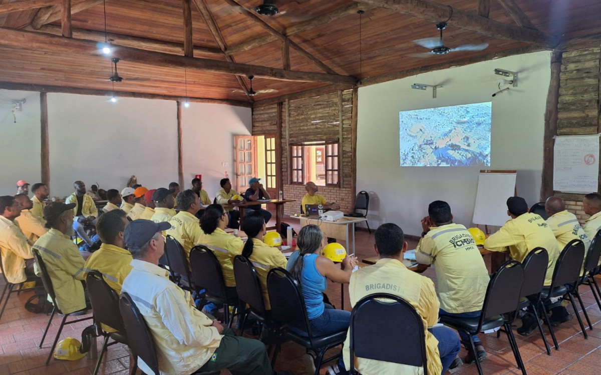 Curso reuniu candidatos que irão atuar na linha de frente contra incêndios florestais em unidades de conservação