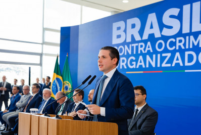 Alcolumbre não comparece à evento organizado pelo Governo, já Motta acompanha presidente