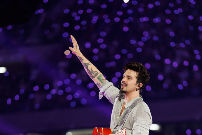 Luan Santana dá detalhes de show no Rio e abre o jogo sobre fisionomia da filha: 'Mistura linda'