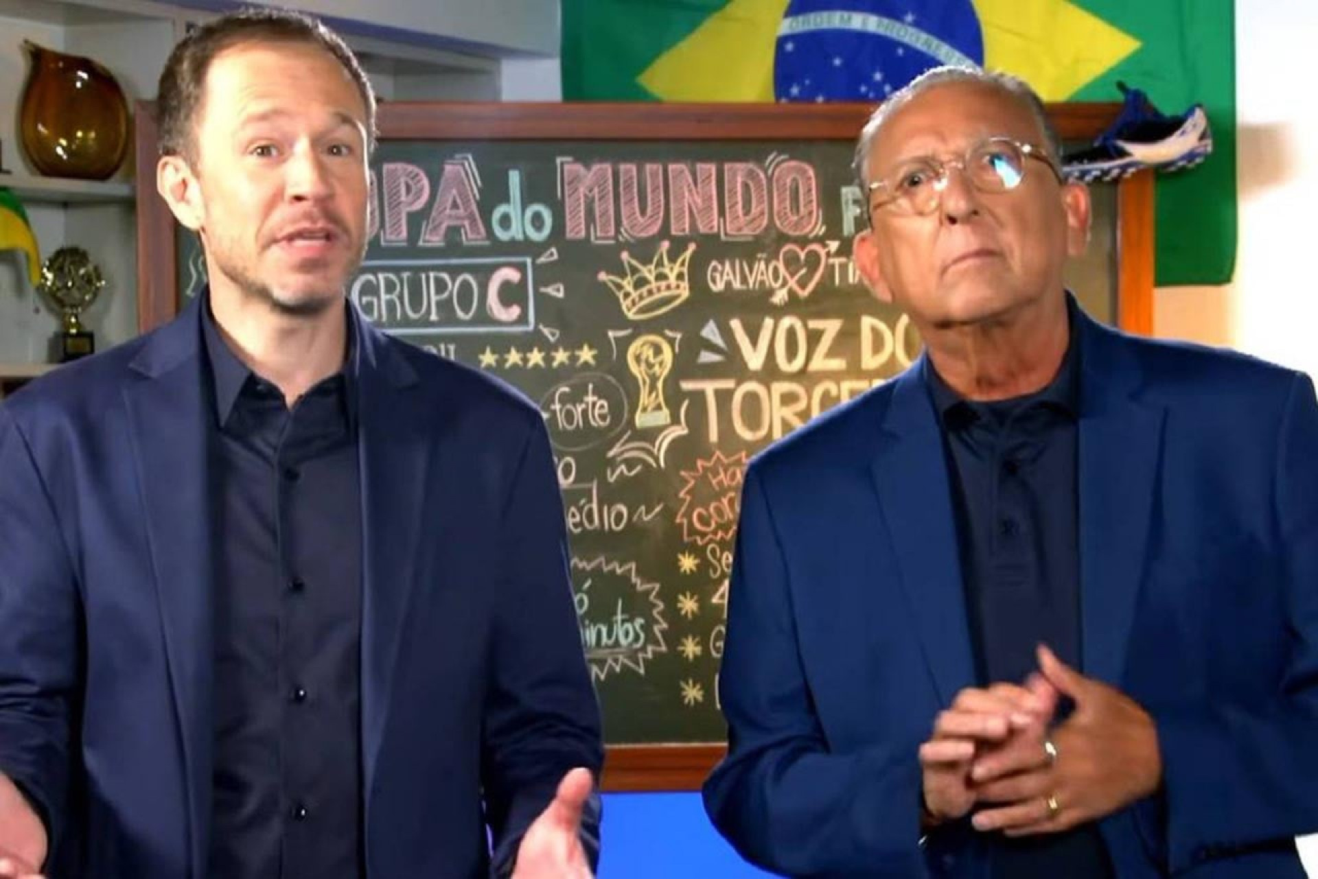Galv&atilde;o Bueno e Tiago Leifert opinam se Neymar deve ir para a Copa do Mundo
