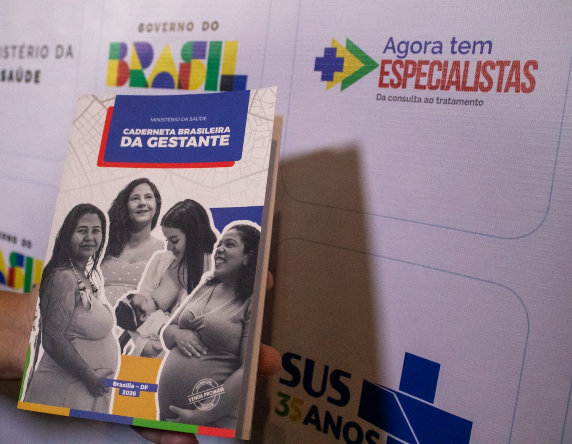 Ministério da Saúde lança primeira versão digital da Caderneta Brasileira da Gestante - Érica Martin / Agência O Dia