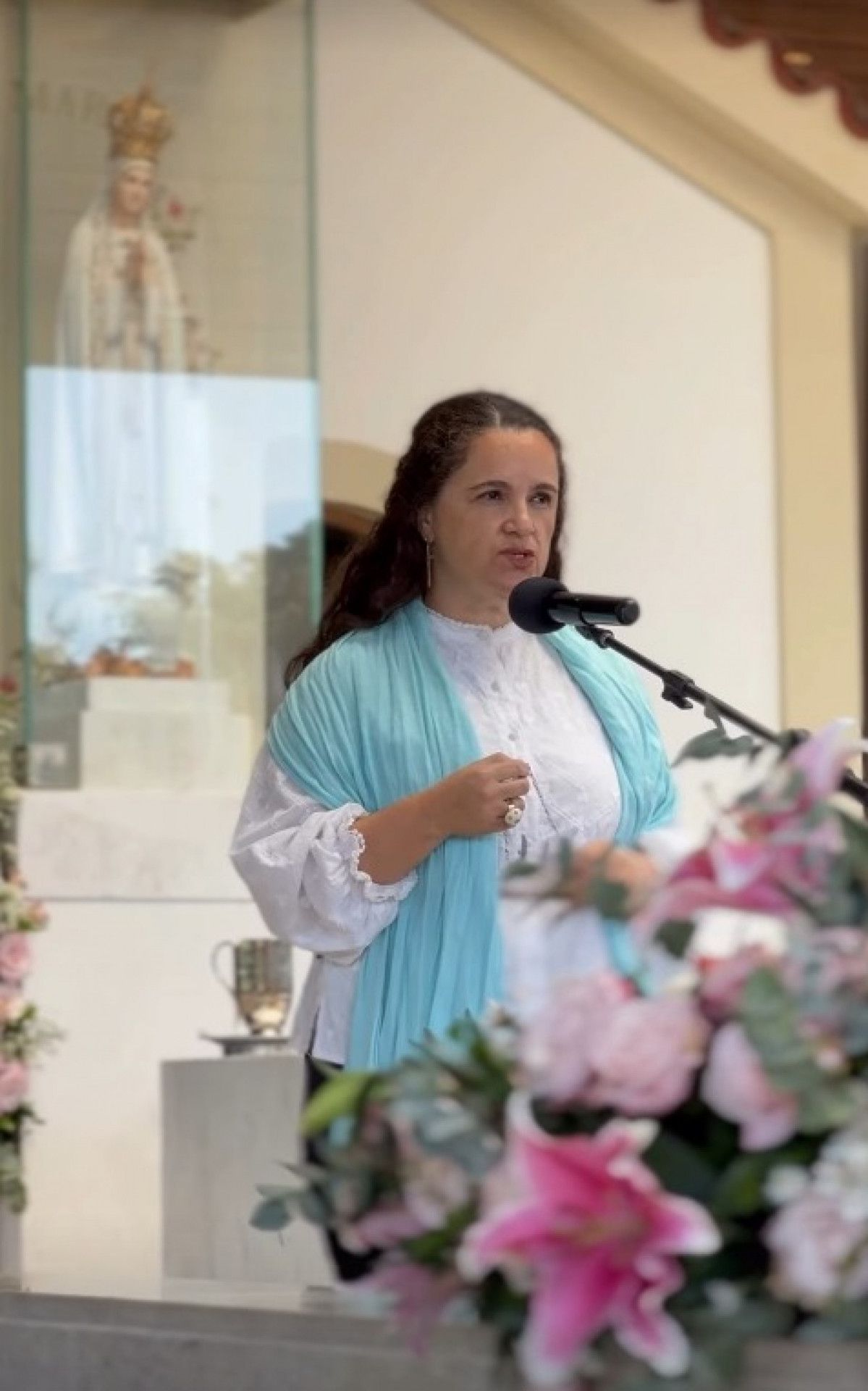 Programação da igreja do Recreio começou ainda nesta terça (12) e atraiu milhares - Reprodução / Redes sociais