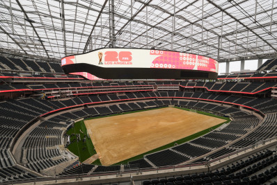 Estádio de Los Angeles finaliza preparativos para a Copa do Mundo
