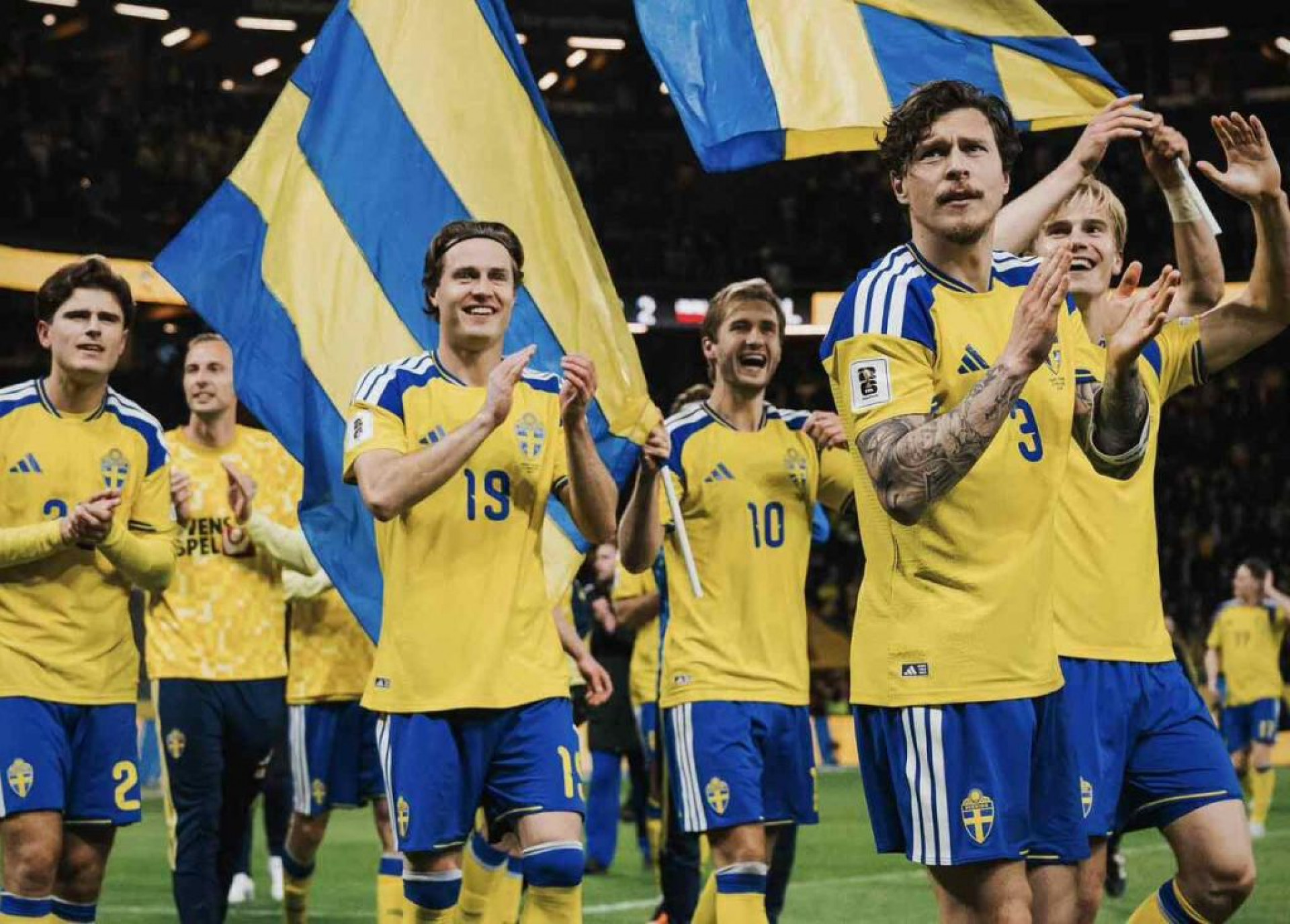 Como chega a Su&eacute;cia para a Copa do Mundo