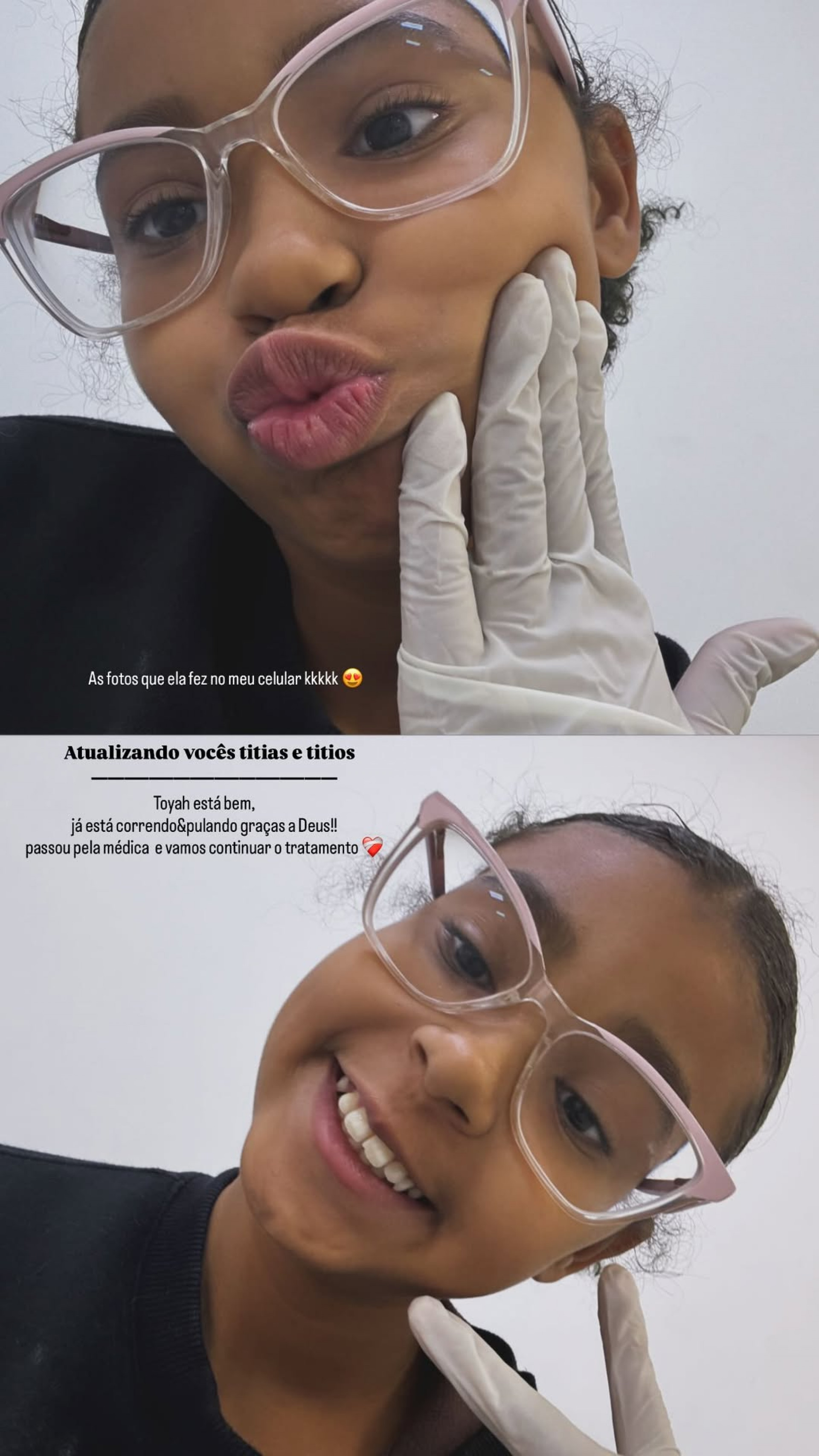 Pocah fez relato após crise de saúde da filha, Vitória - Reprodução/Instagram