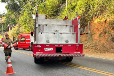 Homem morre em acidente entre moto e caminhão em Bonsucesso