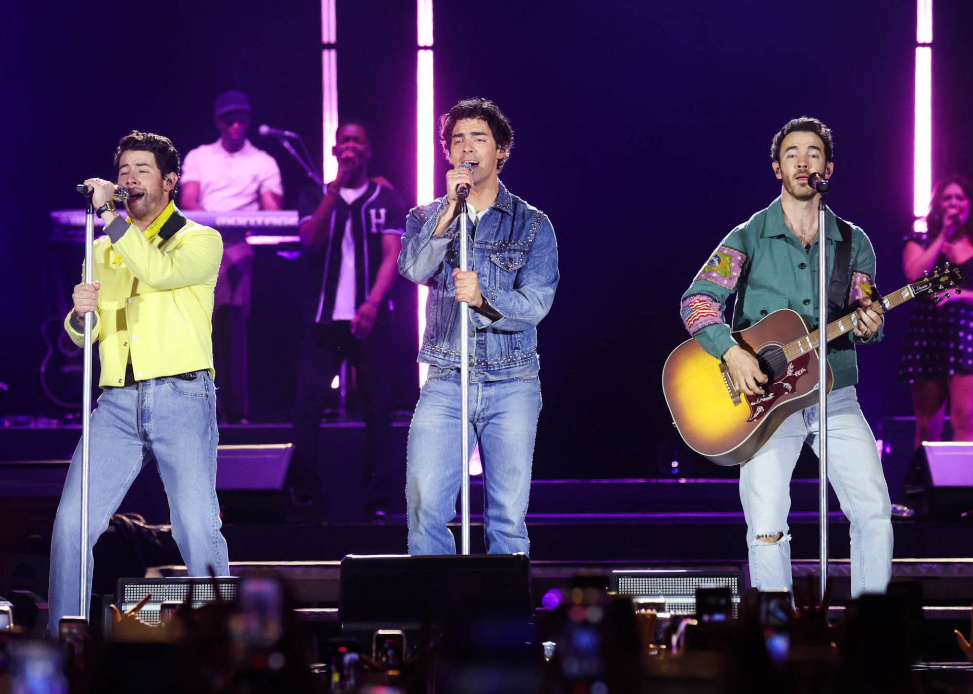 Jonas Brothers durante show em São Paulo - Clayton Felizardo / Brazil News