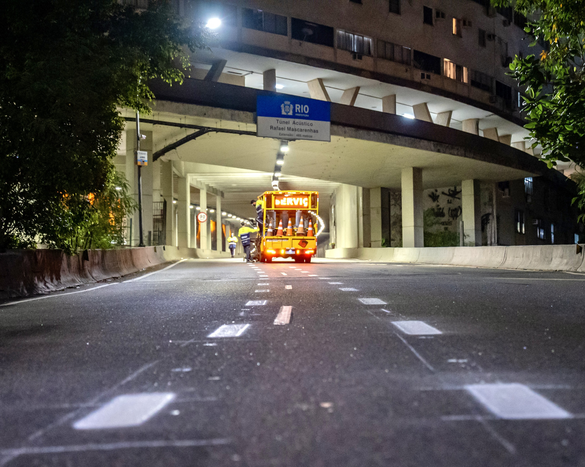 Prefeitura do Rio inicia implantação de 19 km de motofaixas na Zona Sul - Iago Campos/ Prefeitura do Rio