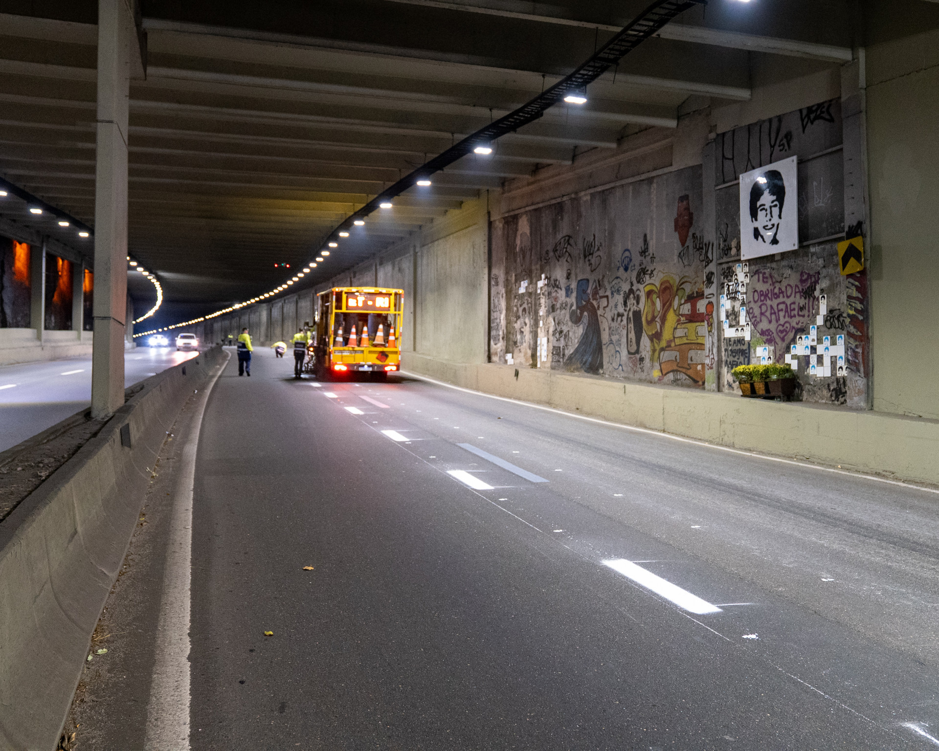 Prefeitura do Rio inicia pintura de motofaixas em bairros da Zona Sul do Rio - Iago Campos/ Prefeitura do Rio