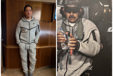 Marco Rubio viraliza ao usar agasalho semelhante ao de Nicolás Maduro