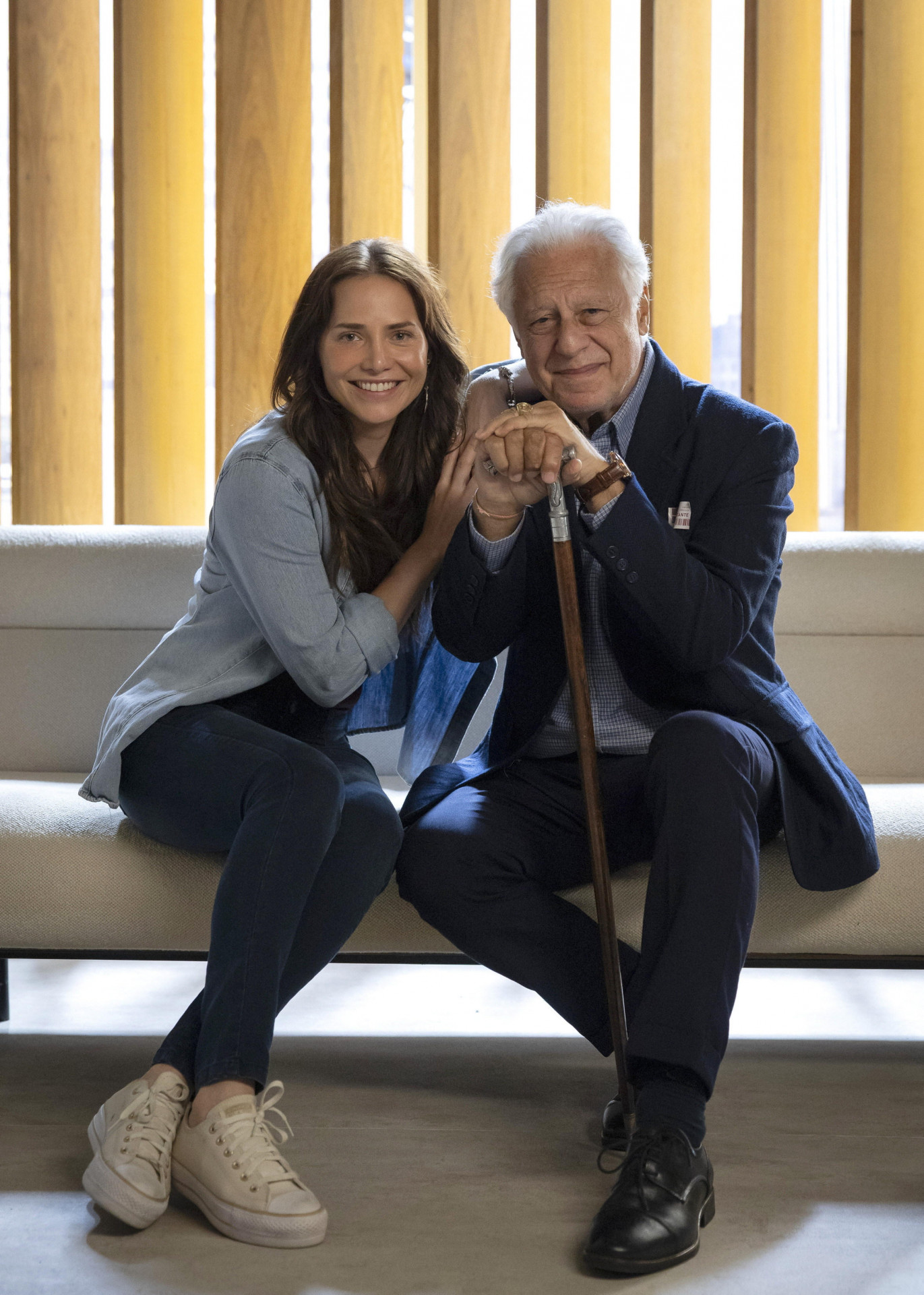 Quem Ama Cuida: Adriana (Letícia Colin) e Arthur (Antonio Fagundes) - Manoella Mello / TV Globo