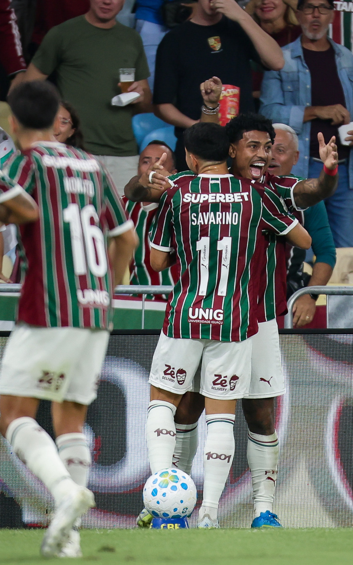 John Kennedy comemora o gol pelo Fluminense contra o S&atilde;o Paulo - Marcelo Gon&ccedil;alves/Fluminense FC