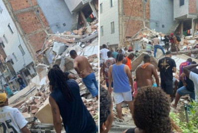 Desabamento de prédio deixa ao menos um morto em Salvador