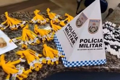 Polícia apreende grande quantidade de cocaína e crack em Paraíba do Sul