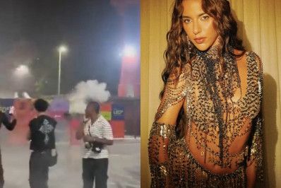 Vídeo! Confusão com fãs marca show gratuito de Marina Sena em festival da TV Globo