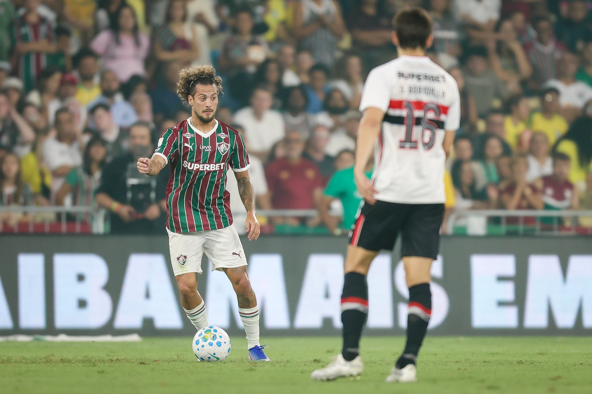 Guga em ação pelo Fluminense, no Maracanã - Marcelo Gonçalves/Fluminense FC
