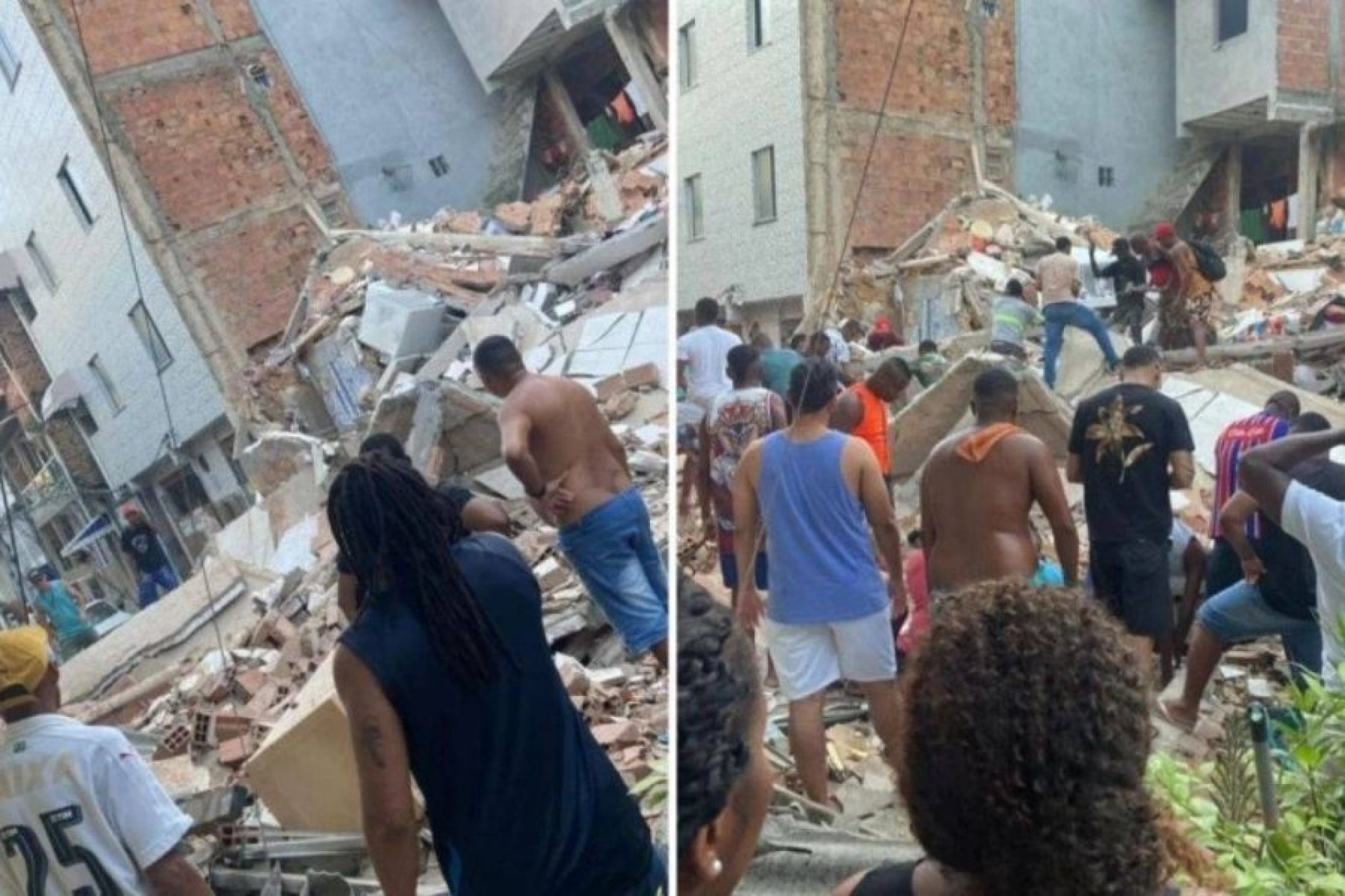 Desabamento de prédio deixa ao menos um morto em Salvador