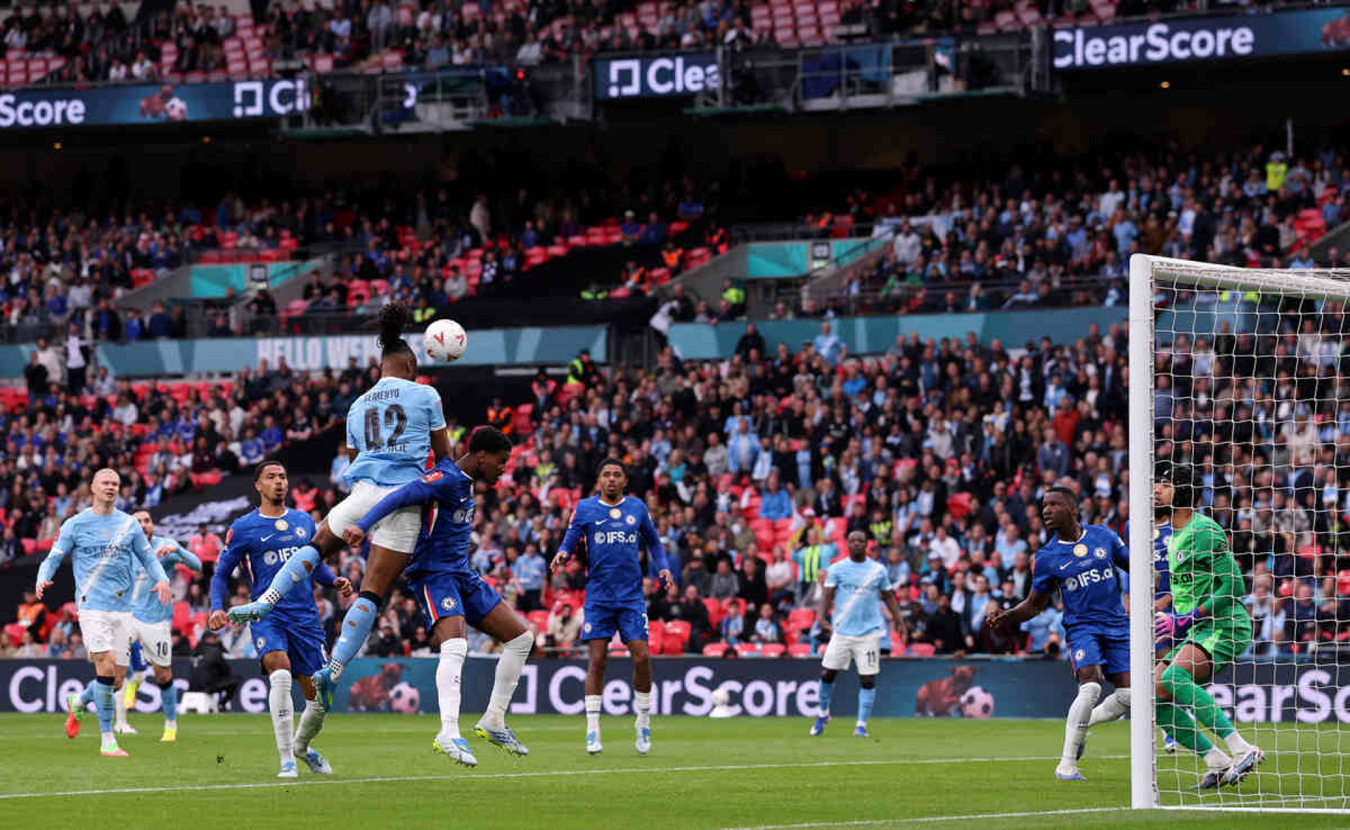 Em jogo truncado, Manchester City vence o Chelsea e conquista a Copa da Inglaterra