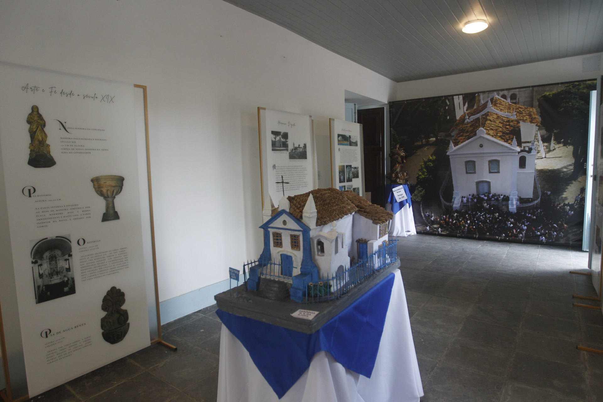 Santu&aacute;rio Nossa Senhora d&rsquo;Ajuda reabriu na sexta-feira (15), ap&oacute;s cinco meses de obra
 - Reginaldo Pimenta/Ag&ecirc;ncia O Dia