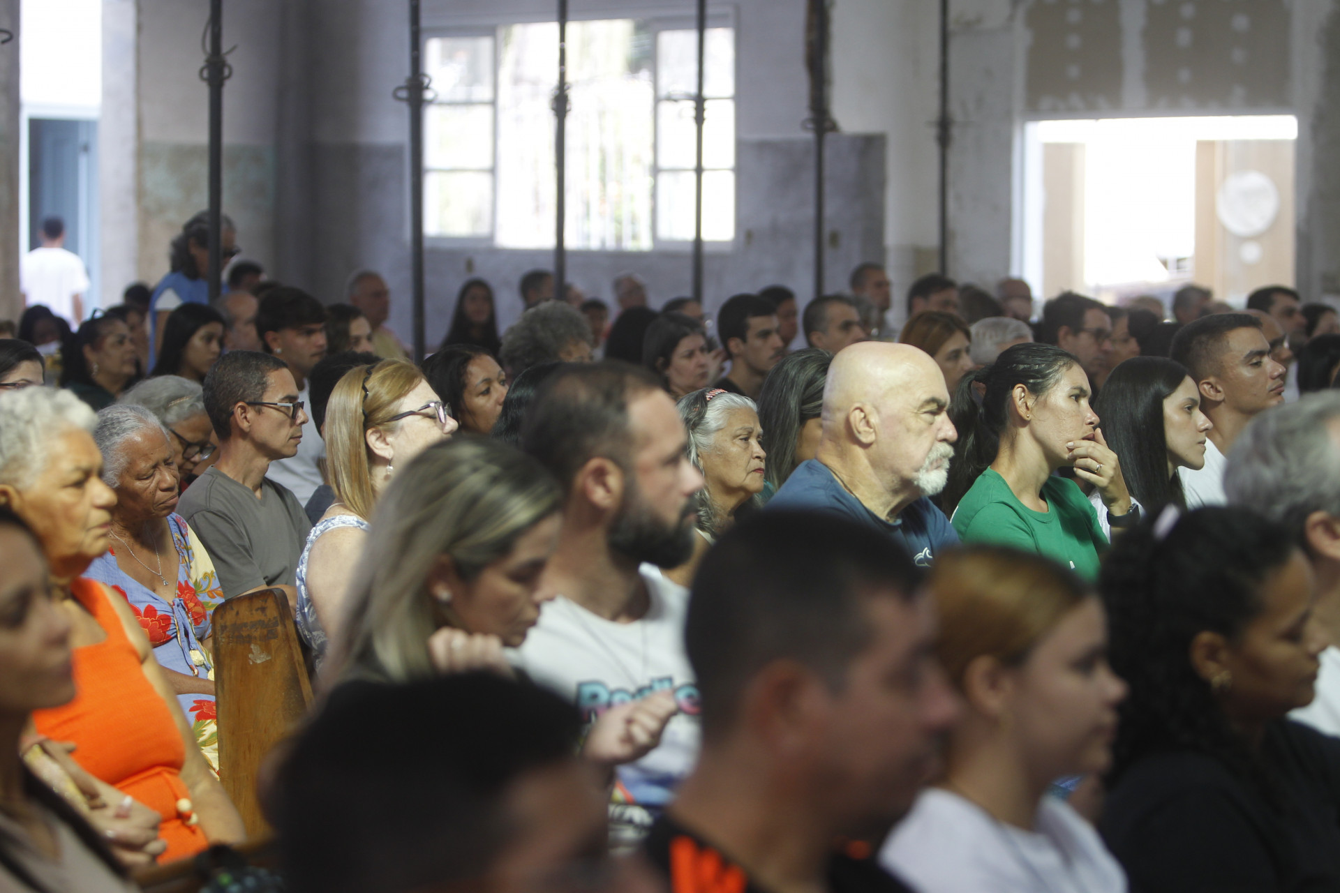 Ap&oacute;s cinco meses fechado, Santu&aacute;rio d&rsquo;Ajuda volta a acolher fi&eacute;is na Ilha do Governador
 - Reginaldo Pimenta/Ag&ecirc;ncia O Dia