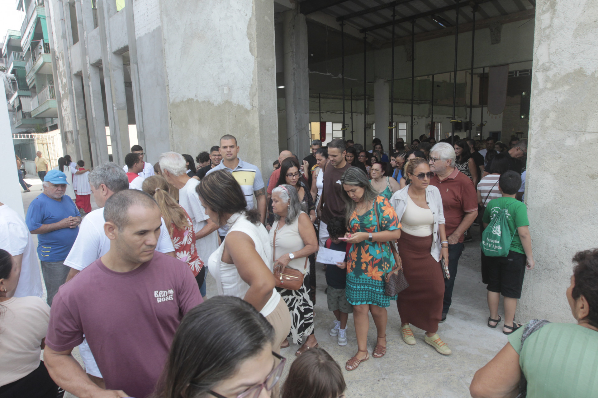 Ap&oacute;s cinco meses fechado, Santu&aacute;rio d&rsquo;Ajuda volta a acolher fi&eacute;is na Ilha do Governador
 - Reginaldo Pimenta/Ag&ecirc;ncia O Dia