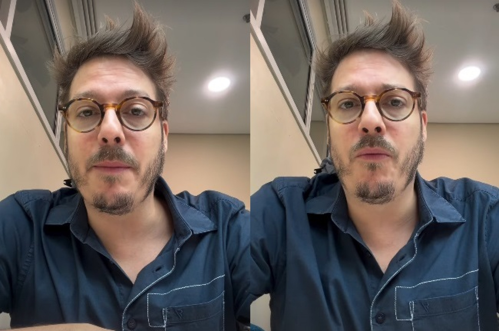 Fabio Porchat cancelou show após acidente com técnica em montagem  - Reprodução/Instagram