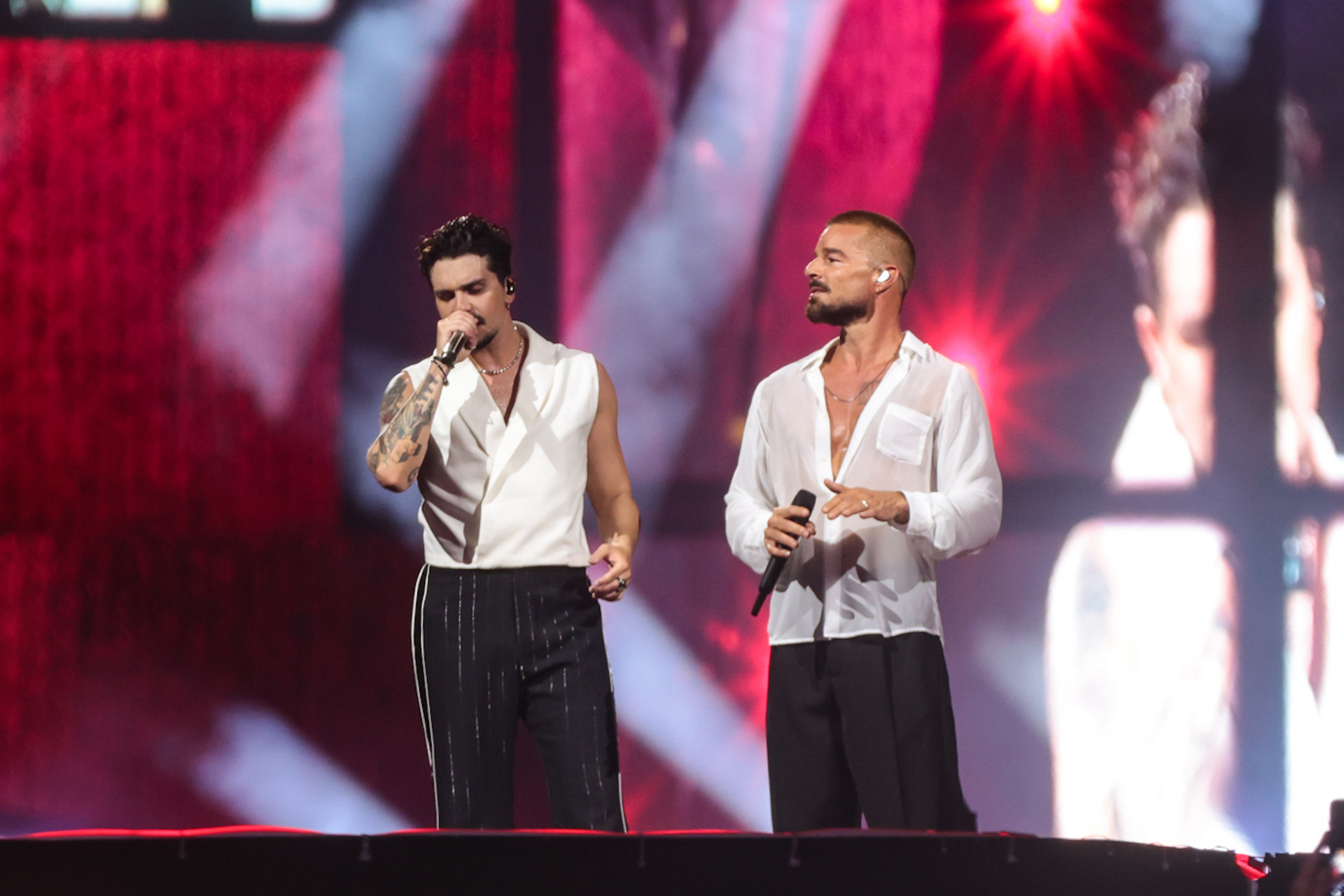 Luan Santana e Ricky Martin gravaram a parceria 'Te estranho, te ouvido, te amo' - Victor Chapetta/BrazilNews