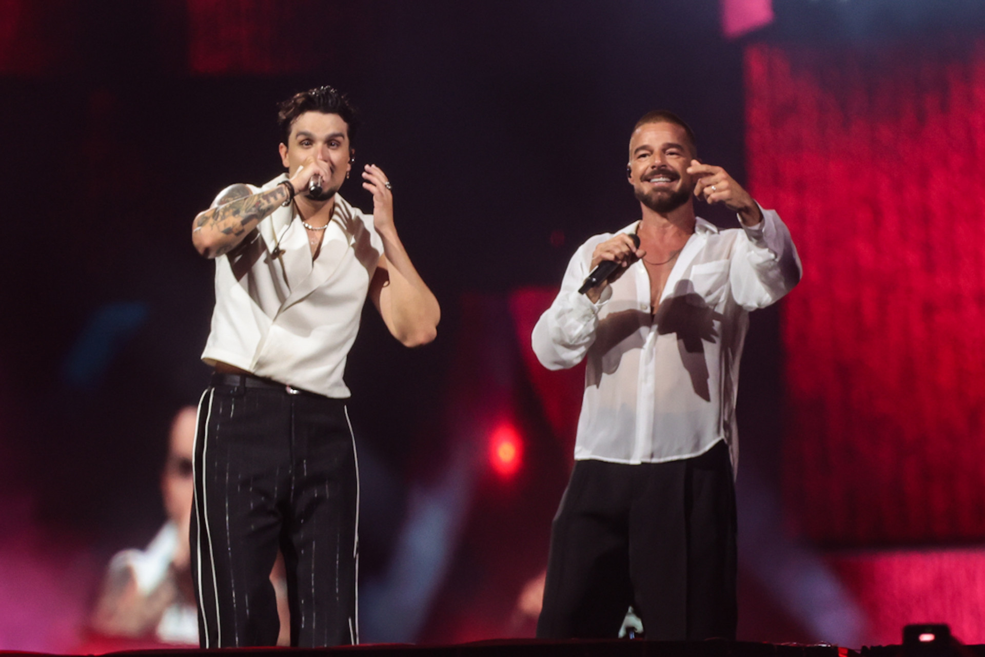 Ricky Martin fez participação em show de Luan Santana no Rio  - Victor Chapetta/BrazilNews