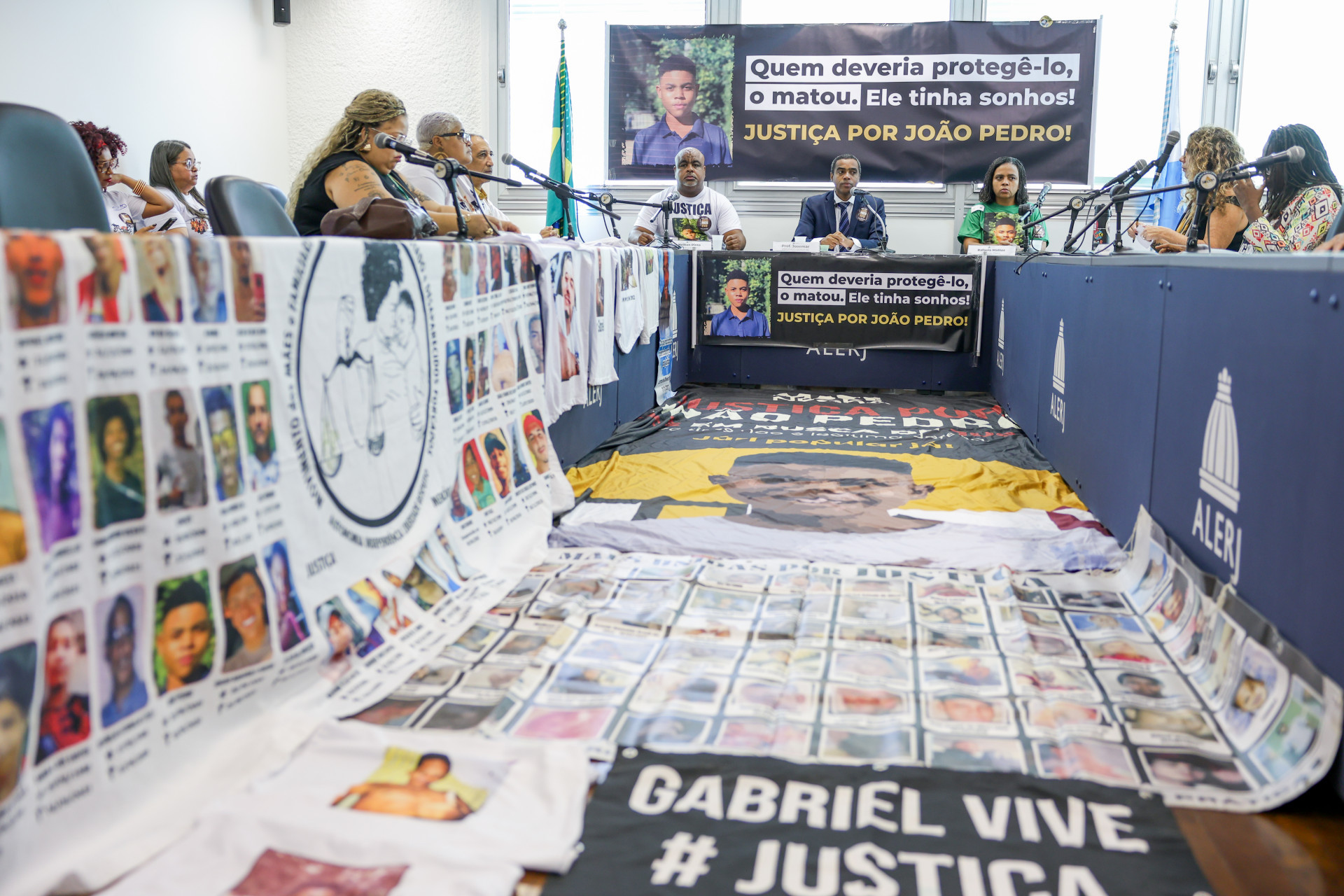 Neilton da Costa Pinto, Deputado estadual Professor Josemar e Rafaela Matos - Divulgação / Alerj / Erick Quintanilha
