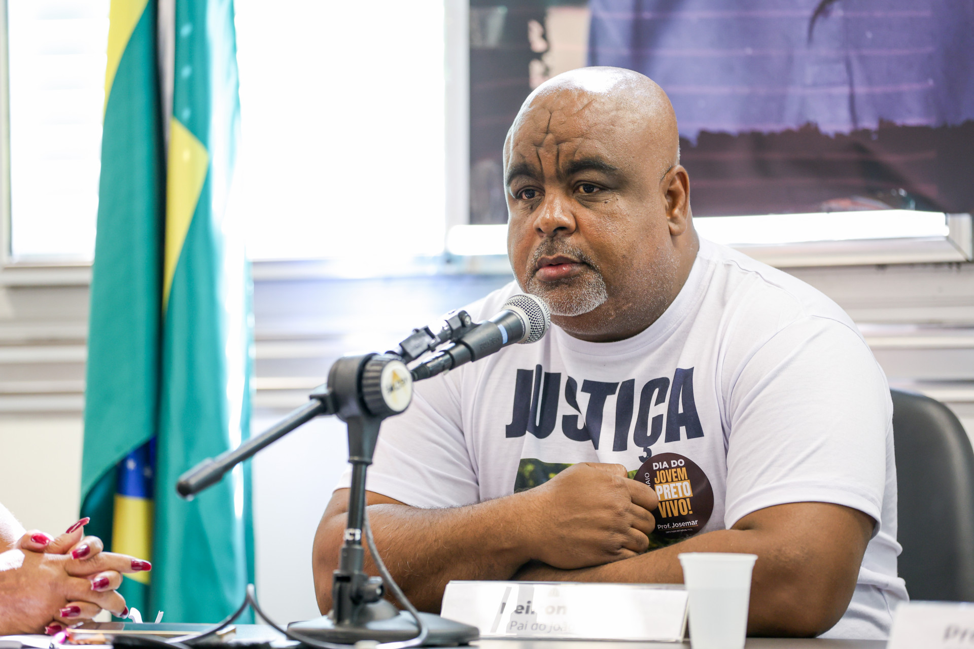 Pai de João Pedro, Neilton da Costa Pinto - Divulgação / Alerj / Erick Quintanilha