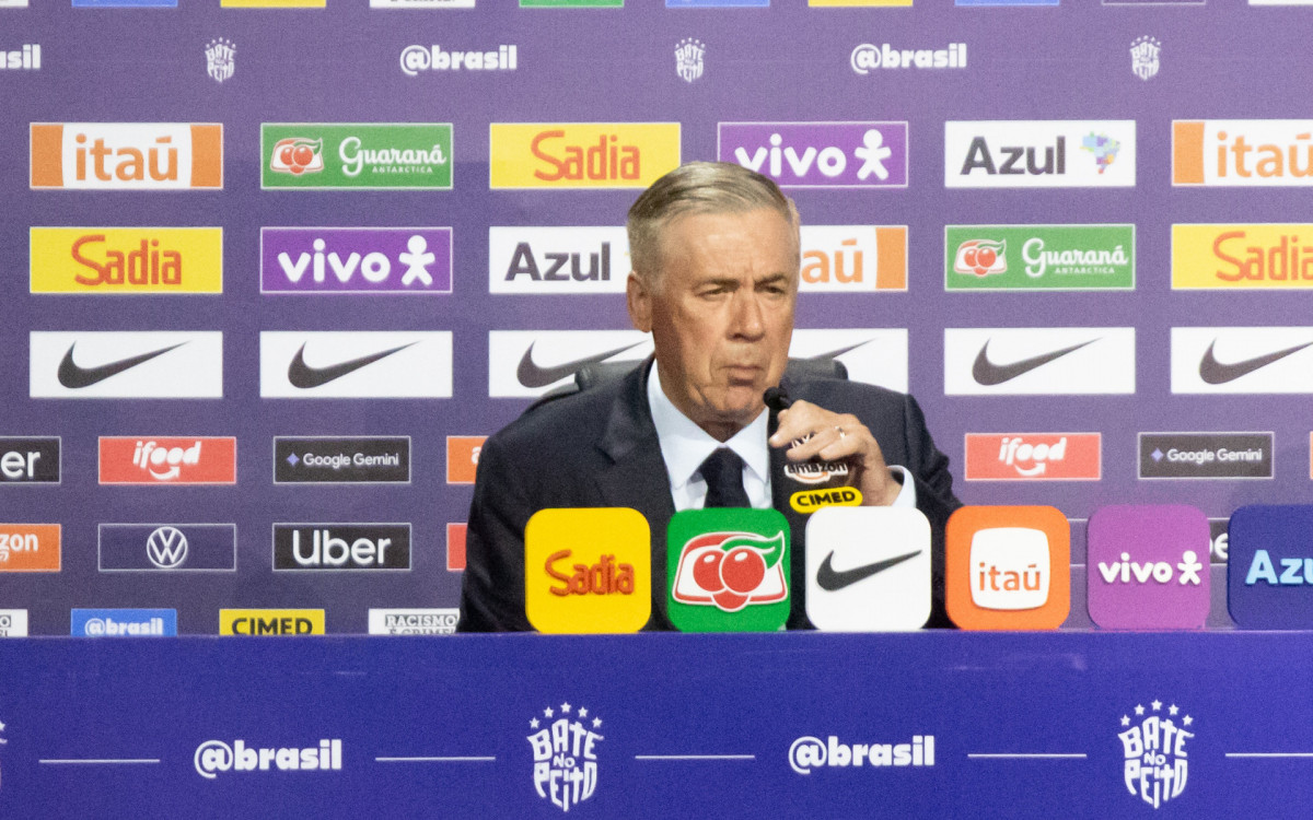 Na convocação final pra Copa do Mundo 2026, Ancelotti deixou João Pedro, Bento e Andrey Santos de fora