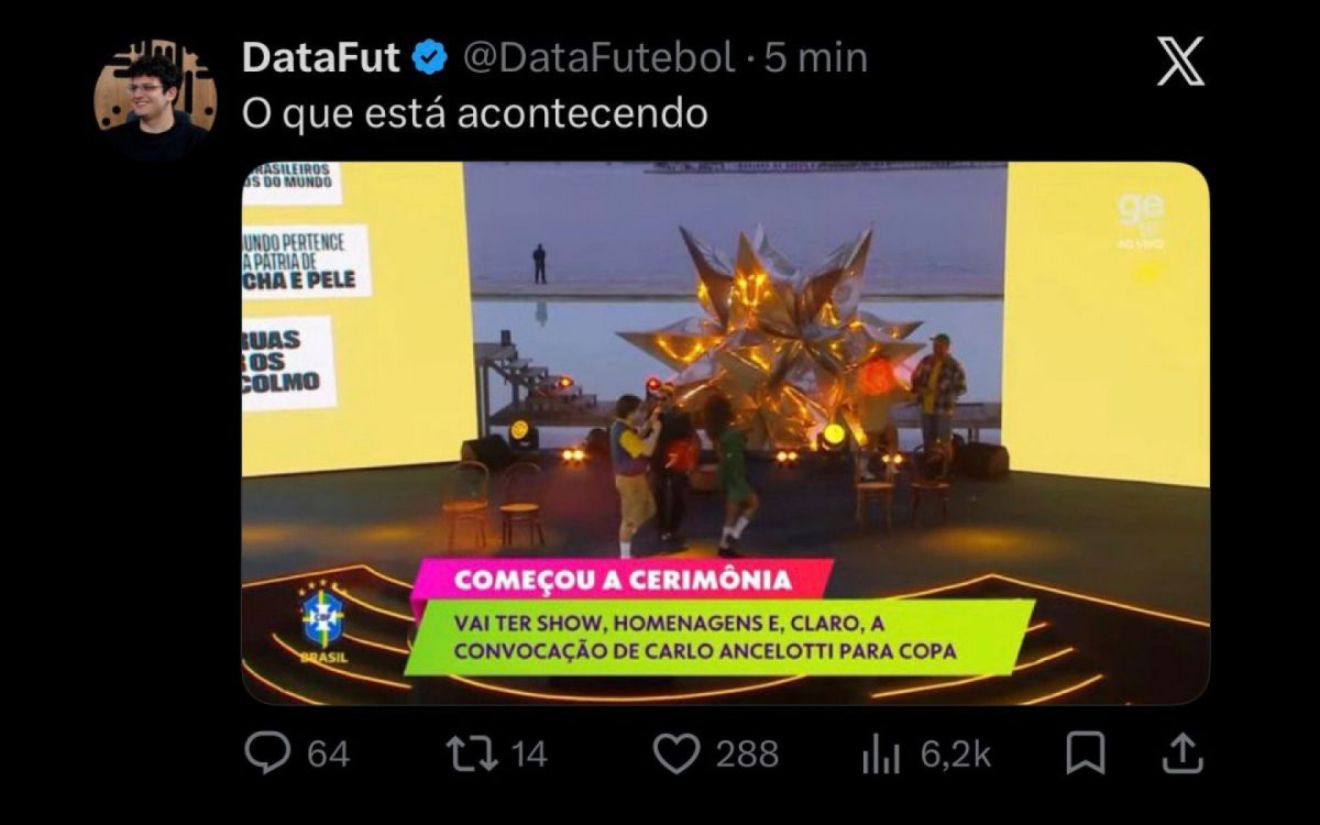 Cerimônia gerou repercussão nas redes sociais