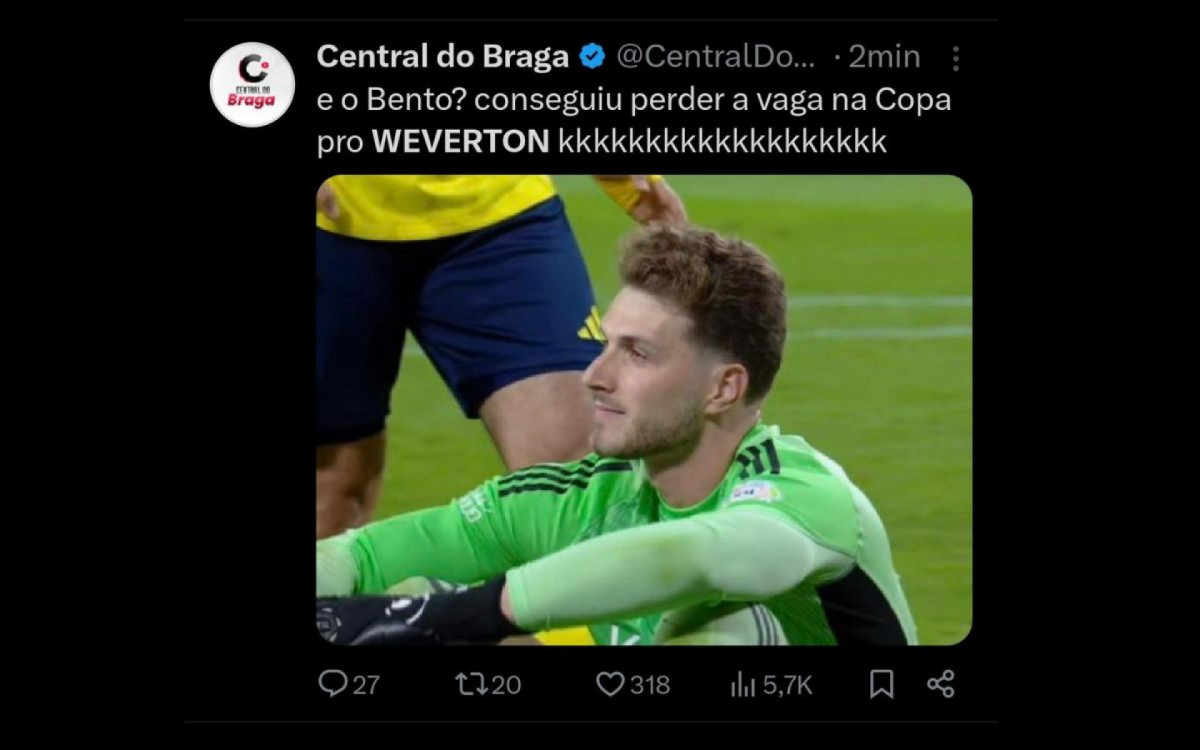 A convocação gerou repercussão nas redes sociais