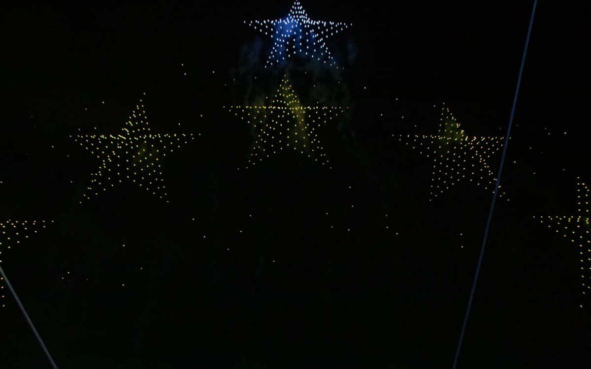 Convoca&ccedil;&atilde;o da sele&ccedil;&atilde;o brasileira contou com teatro, show de drones e mais - &Eacute;rica Martin / Ag&ecirc;ncia O Dia