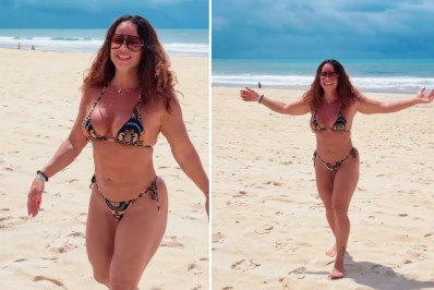 Viviane Araujo curte dia de praia após fim de 'Três Graças'
