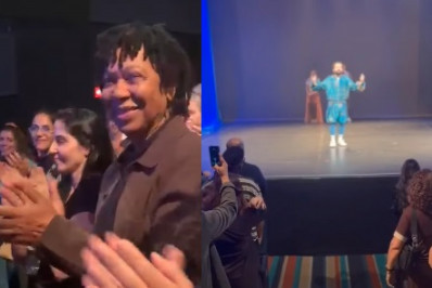 Djavan prestigia espetáculo de Gregorio Duvivier no Rio