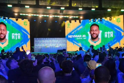 Veja a reação do público na convocação quando Neymar foi anunciado