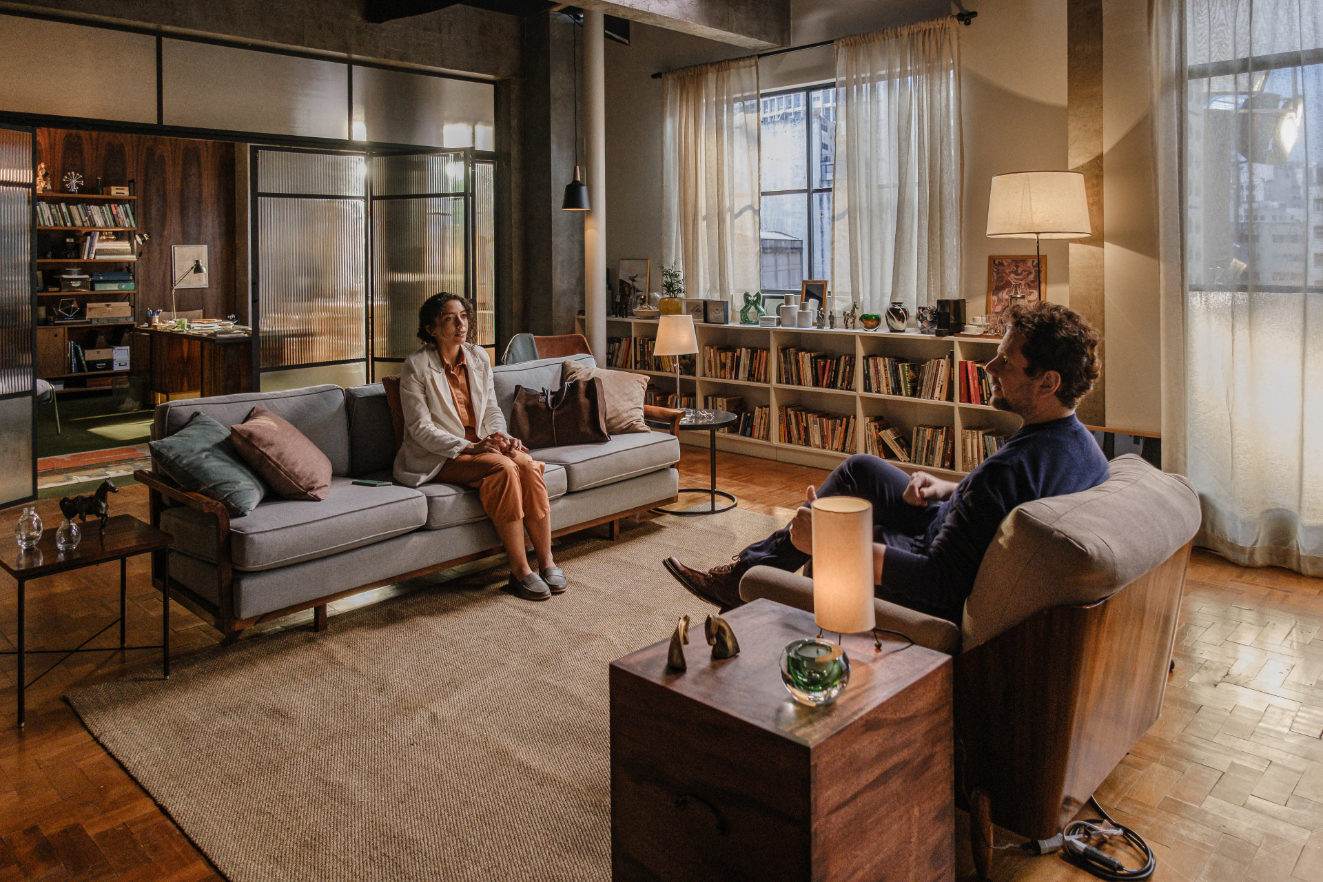 Selton Mello e Alice Carvalho na série 'Sessão de Terapia' - André Cherri / Divulgação