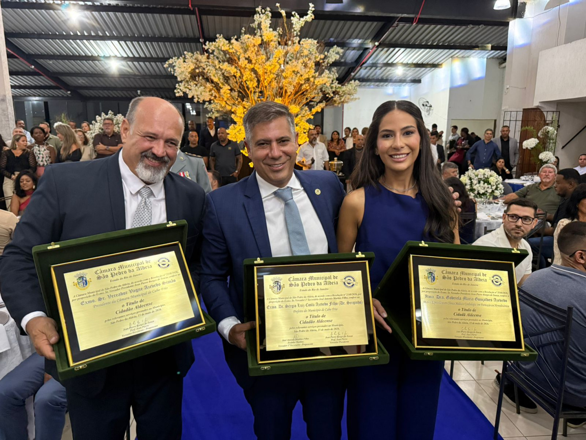 P&uacute;blico acompanhou homenagens realizadas durante a sess&atilde;o comemorativa. - Reprodu&ccedil;&atilde;o/ Renata Cristiane