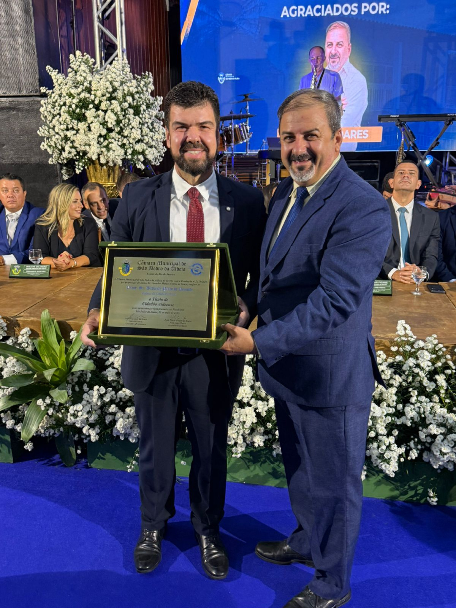 Câmara Municipal promoveu cerimônia marcada por homenagens e articulação política regional. - Reprodução/ Renata Cristiane