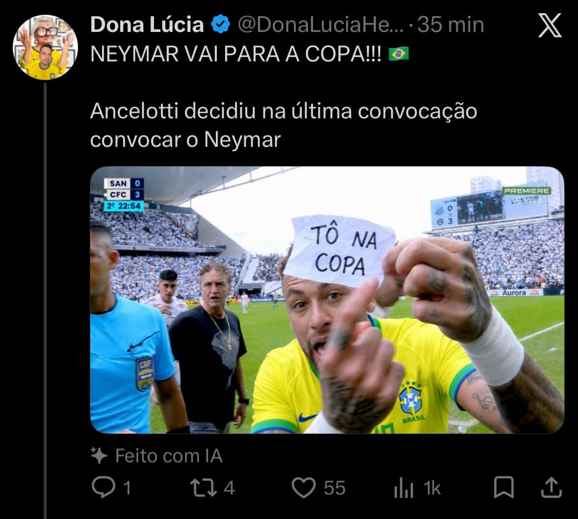 Convocação de Neymar para a Copa do Mundo gera memes na Web