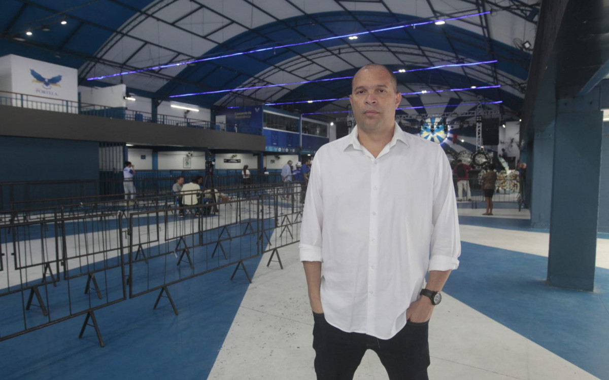 Junior Escafura, presidente da Portela, homenageou Noca da Portela