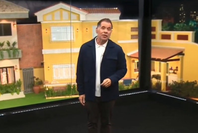 Leandro Hassum faz agradecimento a Boninho ao vivo