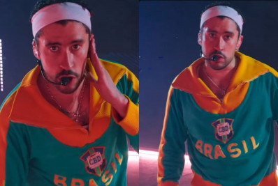 Bad Bunny se declara ao Brasil e diz que pensa em voltar ao país
