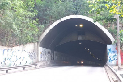 Depois de sequência de furtos, túnel que liga Catumbi ao Centro vai ganhar novo guarda-corpo